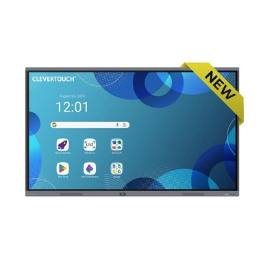 CLEVERTOUCH Interaktivni zaslon Pro3 75, 75", 4K UHD, 50 touch, WiFi, zvučnici, zidni nosač